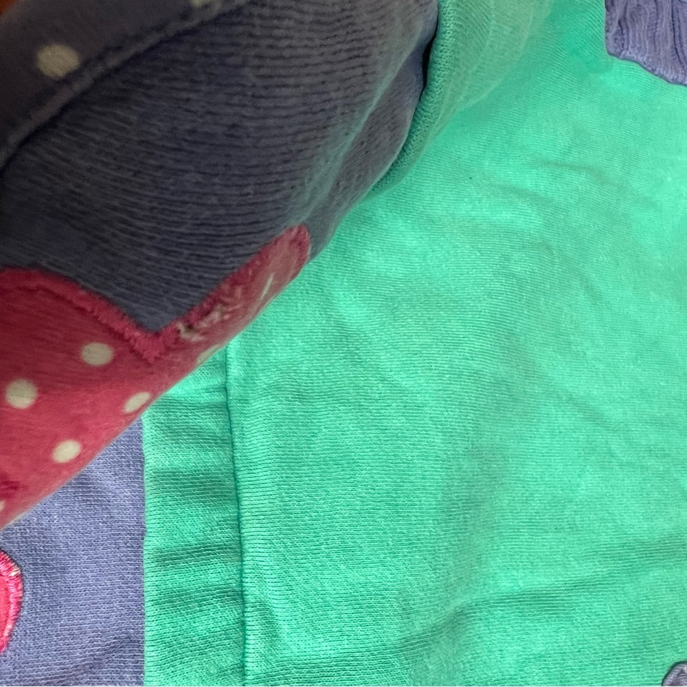 Gymboree Retro Vintage 90s Pink and Turquoise Kids' Colorblock Sweater 4T - Picture 8 of 10